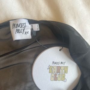 Black tie top princess polly